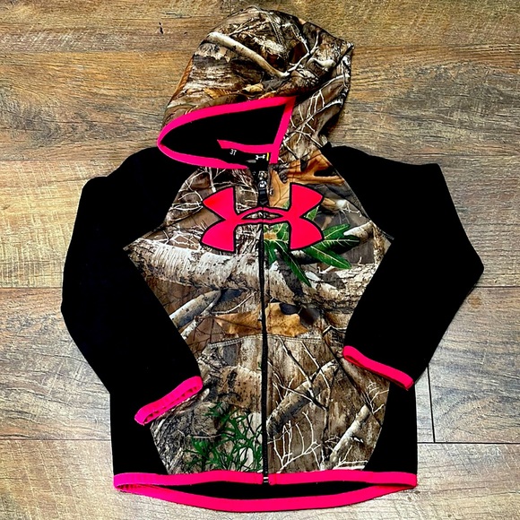 Under Armour Other - Toddler girl Under Armour zip-up hoodie